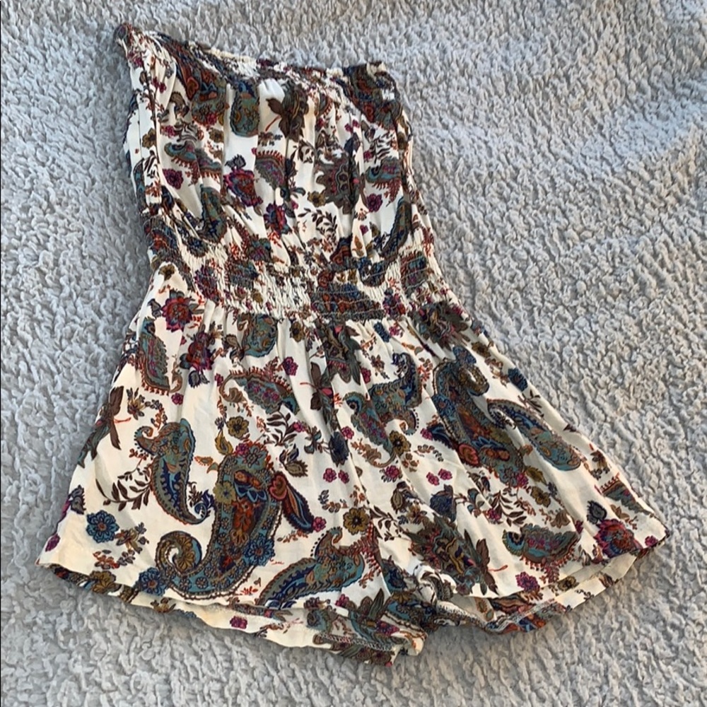 Sleeveless Patterned Romper